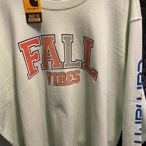 Carharrt Fall Vibes Long sleeve Shirt size XXL. New